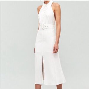 C/MEO Collective Lie Awake Dress in White
